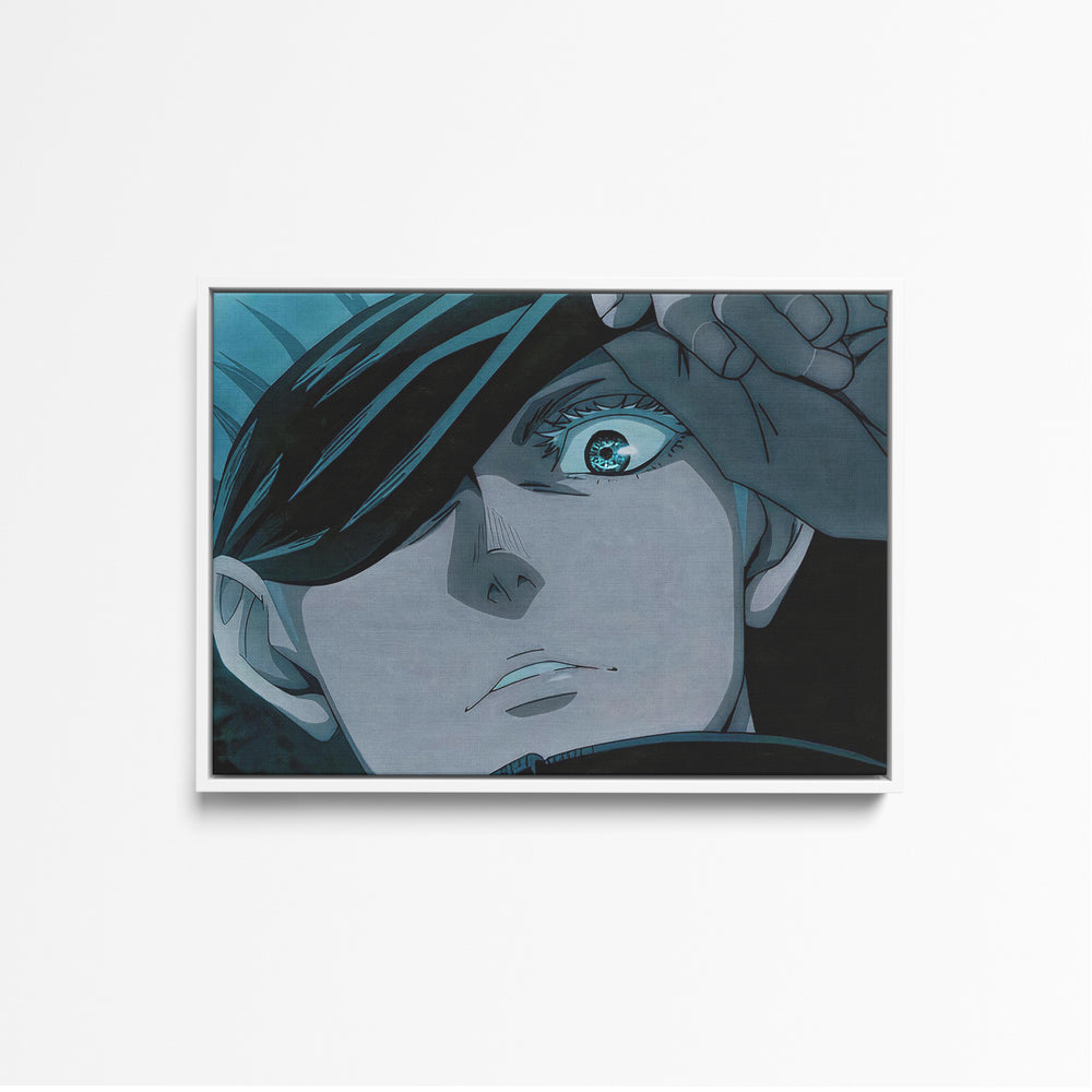 Tableau Jujutsu Kaisen Regard Hypnotique Intense