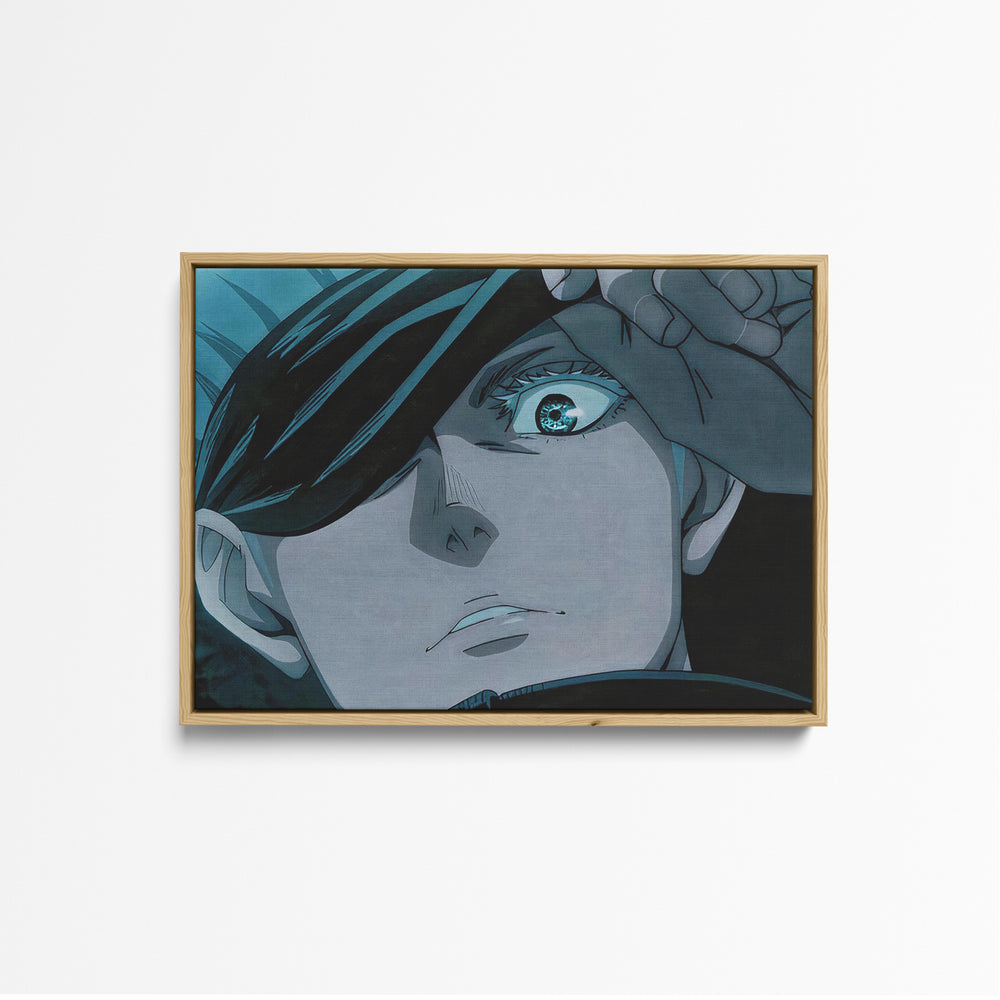 Tableau Jujutsu Kaisen Regard Hypnotique Intense