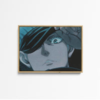 Tableau Jujutsu Kaisen Regard Hypnotique Intense