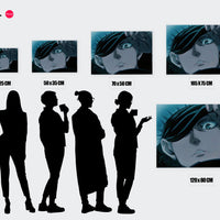 Tableau Jujutsu Kaisen Regard Hypnotique Intense