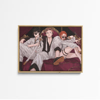 Tableau Jujutsu Kaisen Trio Elegant Arme