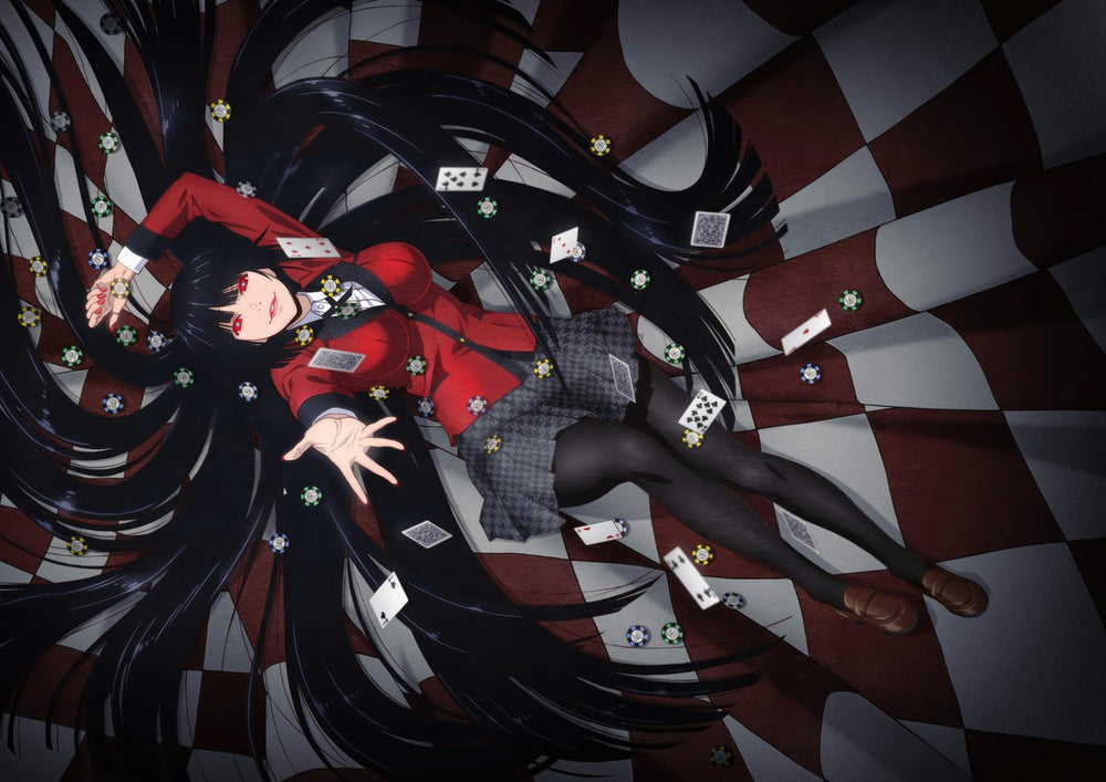 Tableau Kakegurui Cartes Et Cheveux