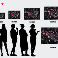 Tableau Kakegurui Cartes Et Cheveux
