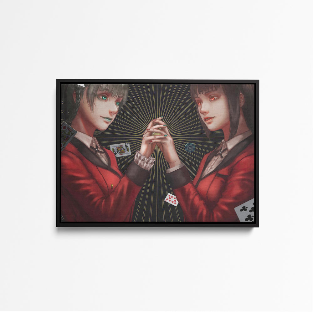 Tableau Kakegurui Cartes Et Regards