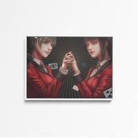 Tableau Kakegurui Cartes Et Regards