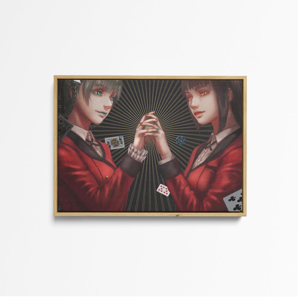 Tableau Kakegurui Cartes Et Regards