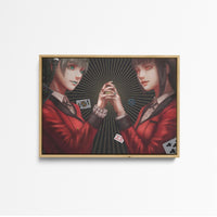 Tableau Kakegurui Cartes Et Regards