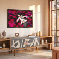 Tableau Kakegurui Chevelure Noire Envolee