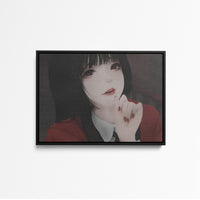 Tableau Kakegurui Jeune Femme Mysterieuse