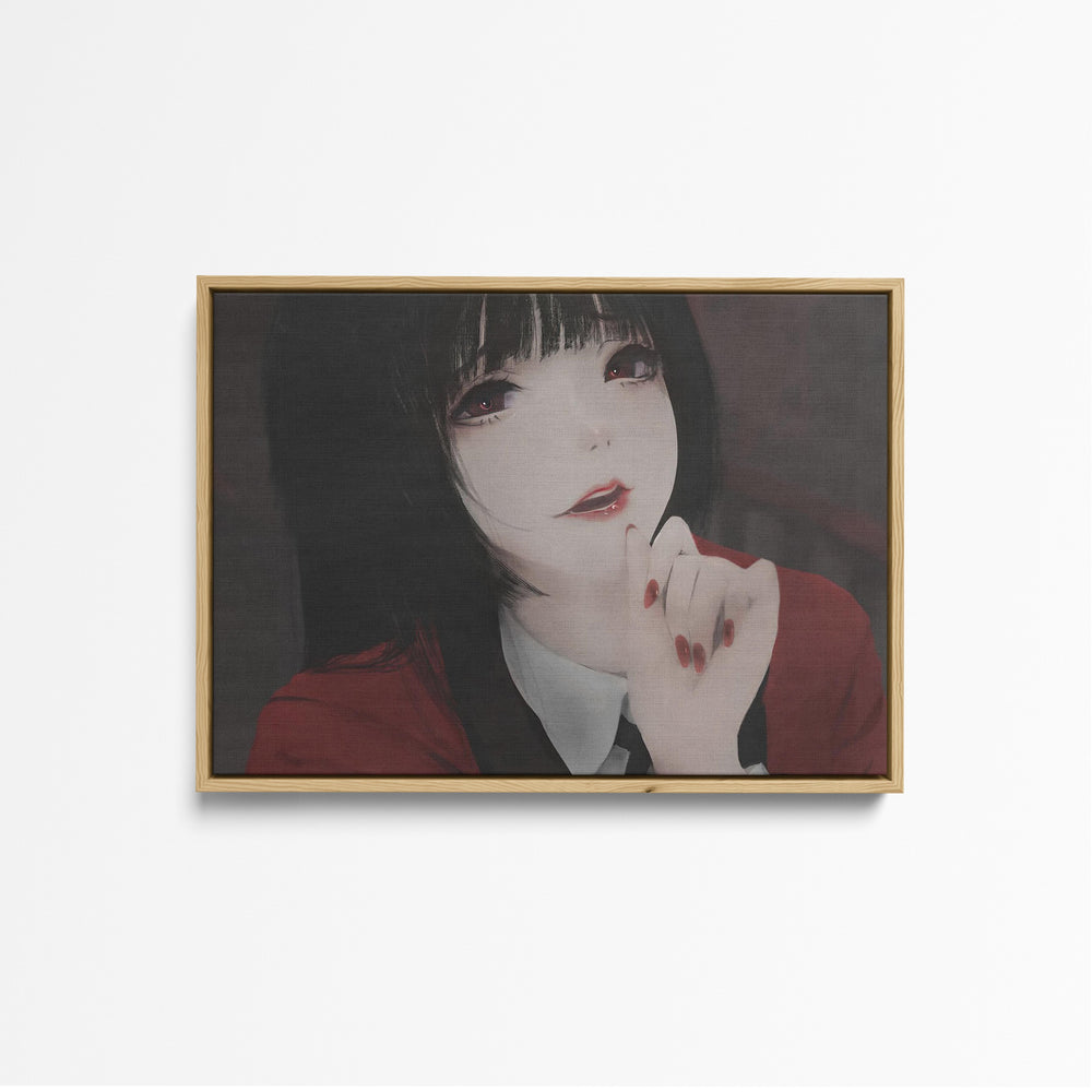 Tableau Kakegurui Jeune Femme Mysterieuse