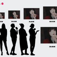 Tableau Kakegurui Jeune Femme Mysterieuse
