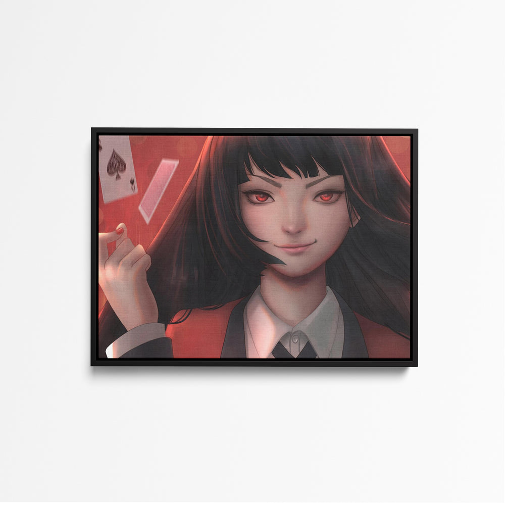 Tableau Kakegurui Joueuse De Cartes