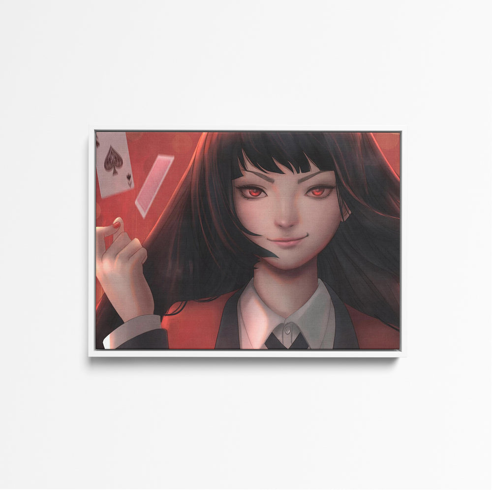 Tableau Kakegurui Joueuse De Cartes
