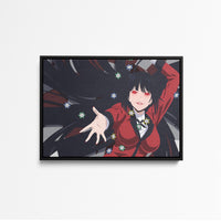 Tableau Kakegurui Joueuse De Poker