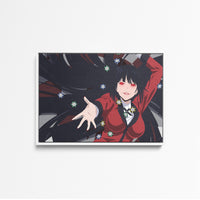 Tableau Kakegurui Joueuse De Poker