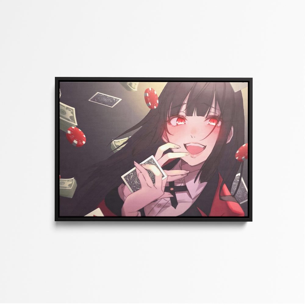 Tableau Kakegurui Joueuse Enjouee Cartes