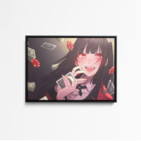 Tableau Kakegurui Joueuse Enjouee Cartes