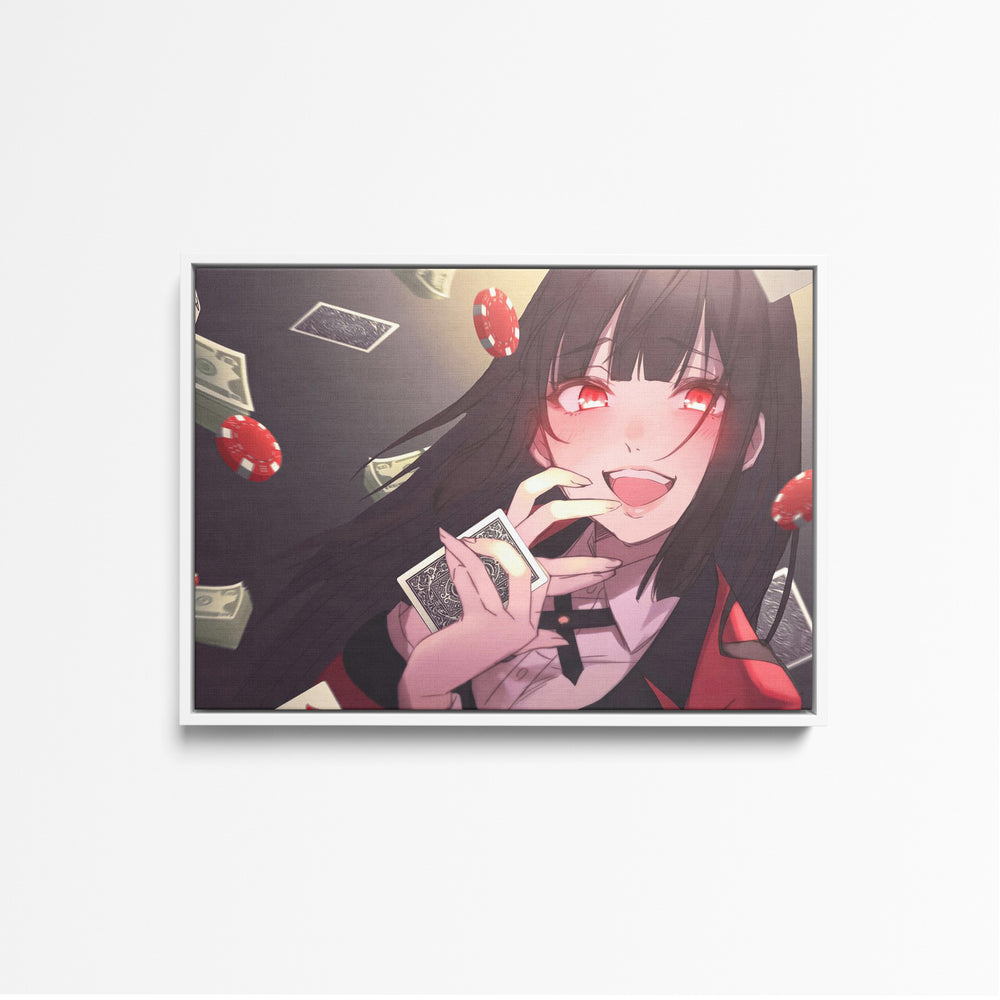 Tableau Kakegurui Joueuse Enjouee Cartes