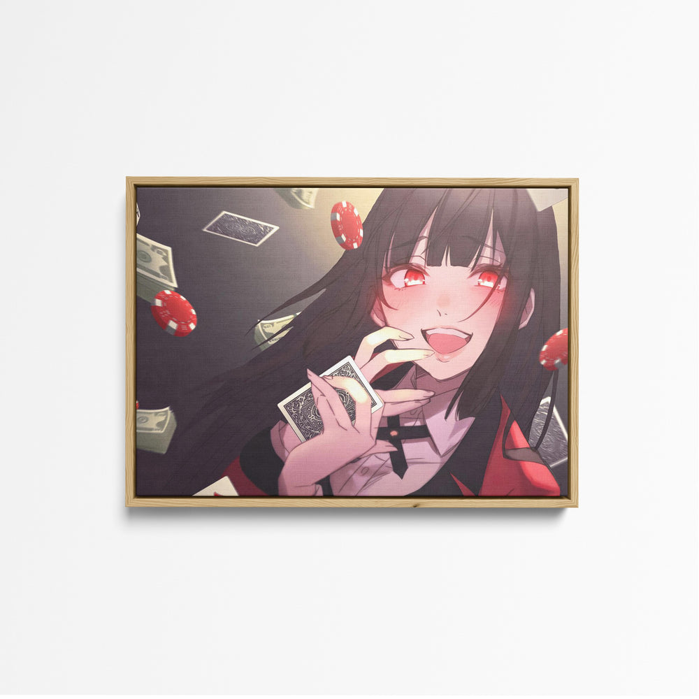 Tableau Kakegurui Joueuse Enjouee Cartes