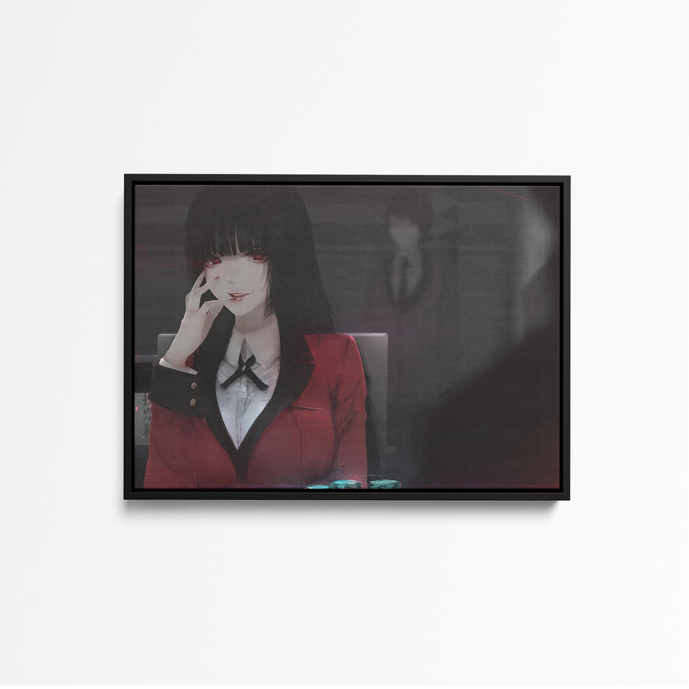 Tableau Kakegurui Joueuse Rouge Malicieuse