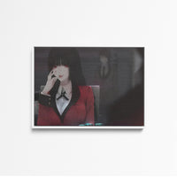 Tableau Kakegurui Joueuse Rouge Malicieuse