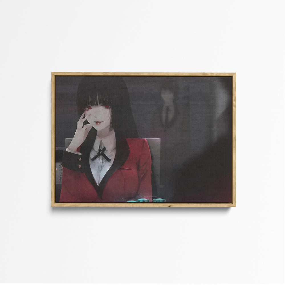 Tableau Kakegurui Joueuse Rouge Malicieuse