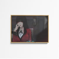 Tableau Kakegurui Joueuse Rouge Malicieuse