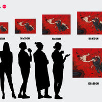 Tableau Kuroshitsuji Danse Rouge Passion