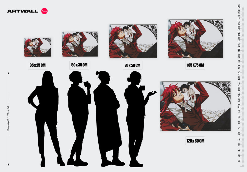 Tableau Kuroshitsuji Personnage Poupee Mysterieuse