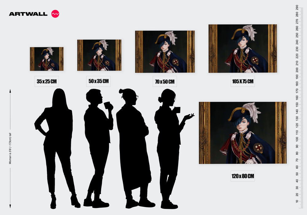 Tableau Kuroshitsuji Portrait Jeune Aristocrate