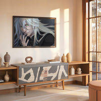 Tableau Kuroshitsuji Sourire Enigmatique Argente