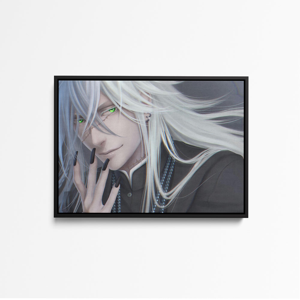 Tableau Kuroshitsuji Sourire Enigmatique Argente