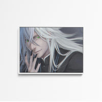 Tableau Kuroshitsuji Sourire Enigmatique Argente