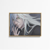 Tableau Kuroshitsuji Sourire Enigmatique Argente