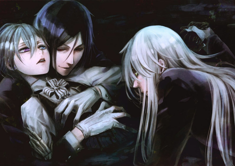 Tableau Kuroshitsuji Triangle Sombre Mysterieux