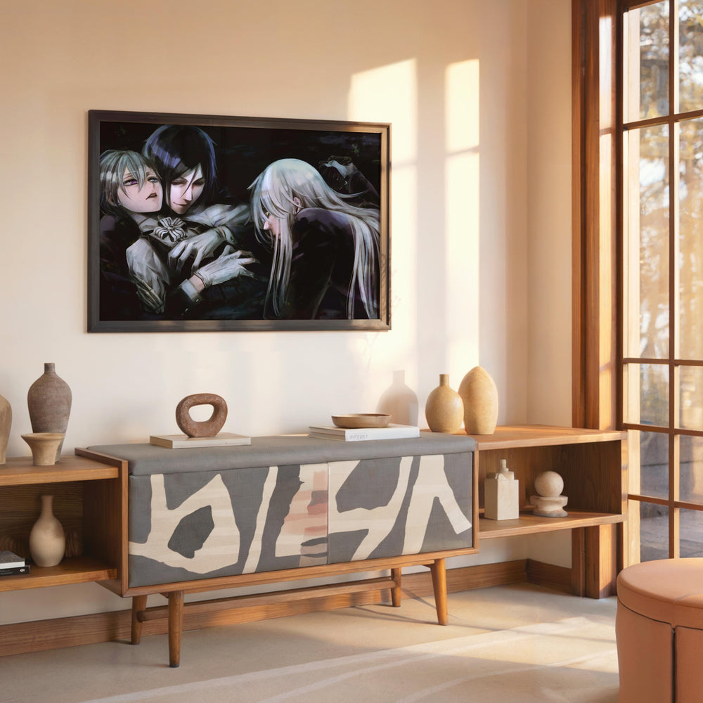 Tableau Kuroshitsuji Triangle Sombre Mysterieux