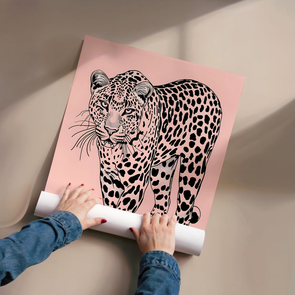 Tableau Rose Art