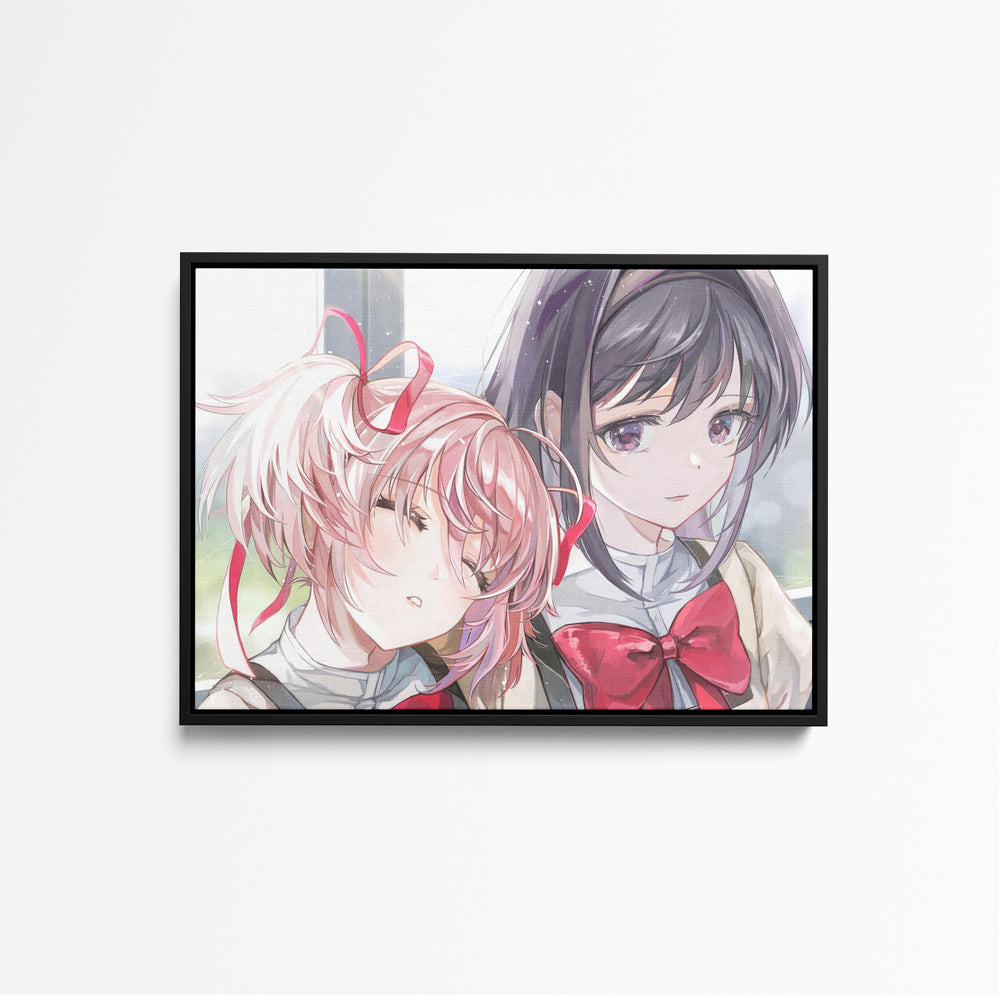 Tableau Magi Madoka Magica Amitie Douceur Chaleureuse