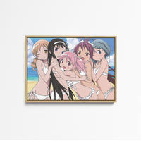 Tableau Magi Madoka Magica Amitie Plage Bikini