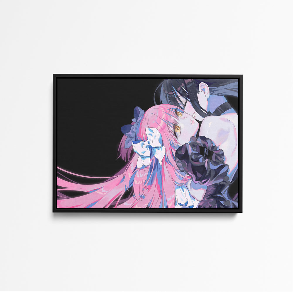 Tableau Magi Madoka Magica Etreinte Mysterieuse Sombre