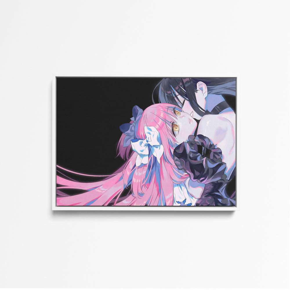 Tableau Magi Madoka Magica Etreinte Mysterieuse Sombre