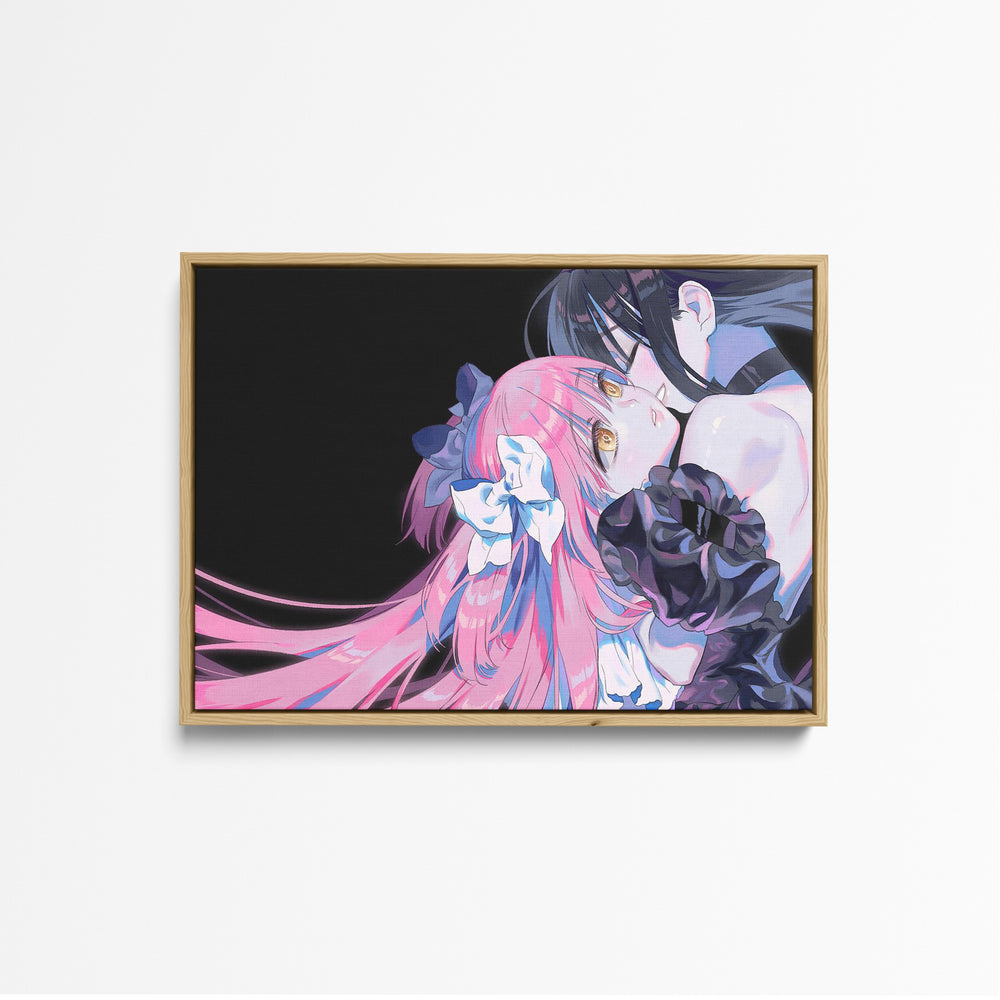 Tableau Magi Madoka Magica Etreinte Mysterieuse Sombre