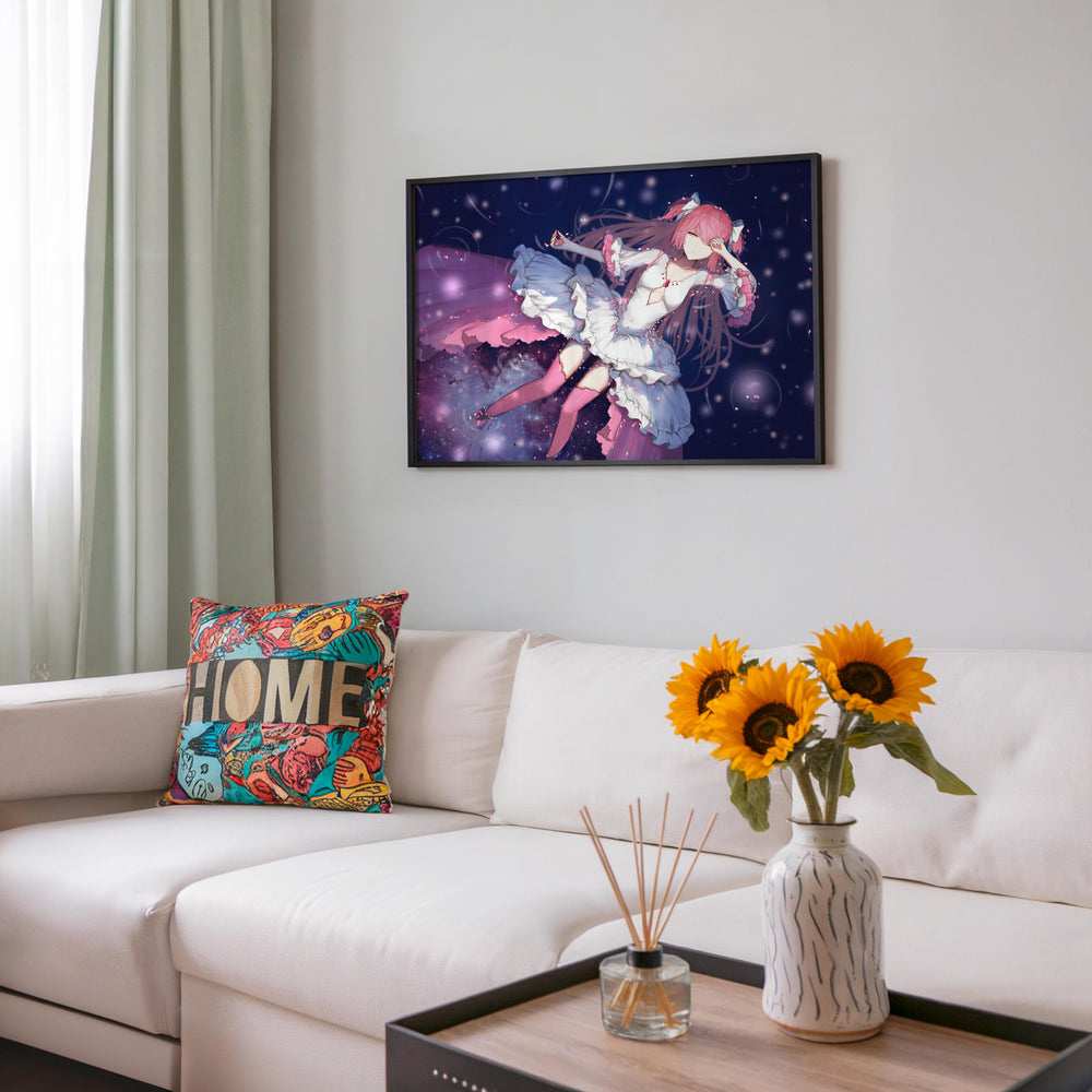 Tableau Magi Madoka Magica Reveuse En Levitation