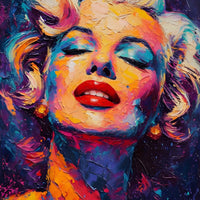Tableau Monroe Abstrait