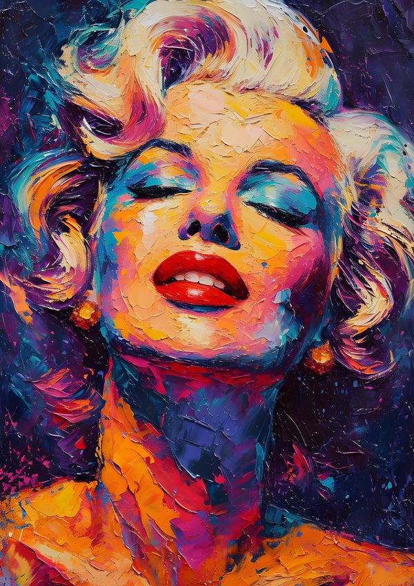 Tableau Monroe Abstrait
