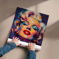 Tableau Monroe Abstrait