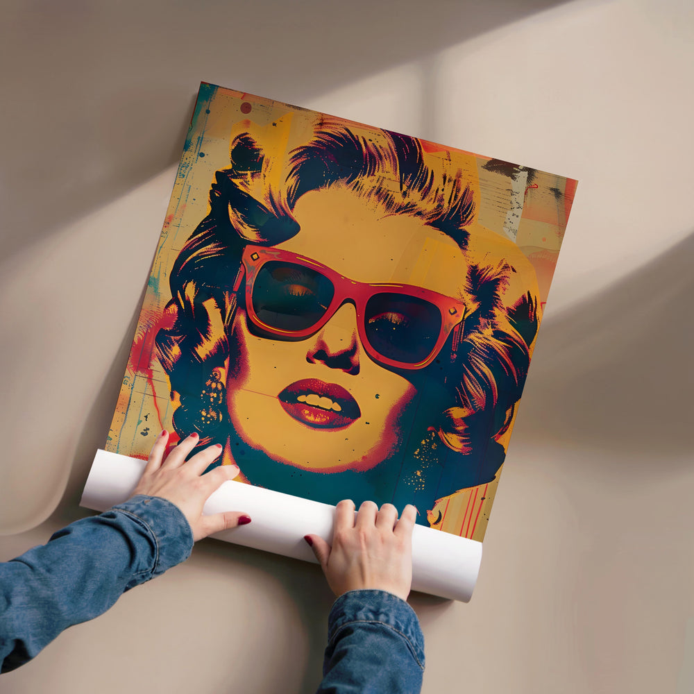 Tableau Monroe Popart Chic