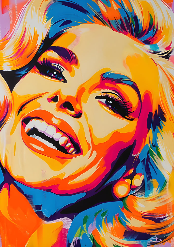 Tableau Monroe Popart Elegant