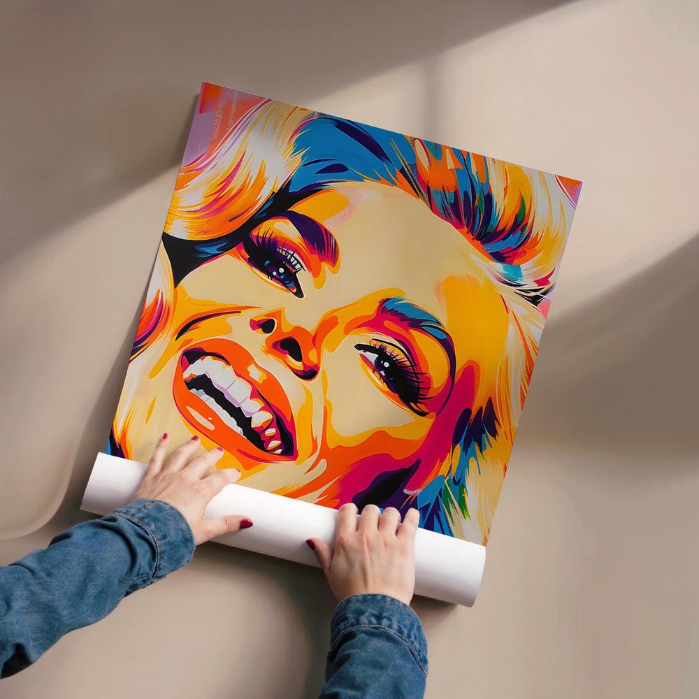 Tableau Monroe Popart Elegant