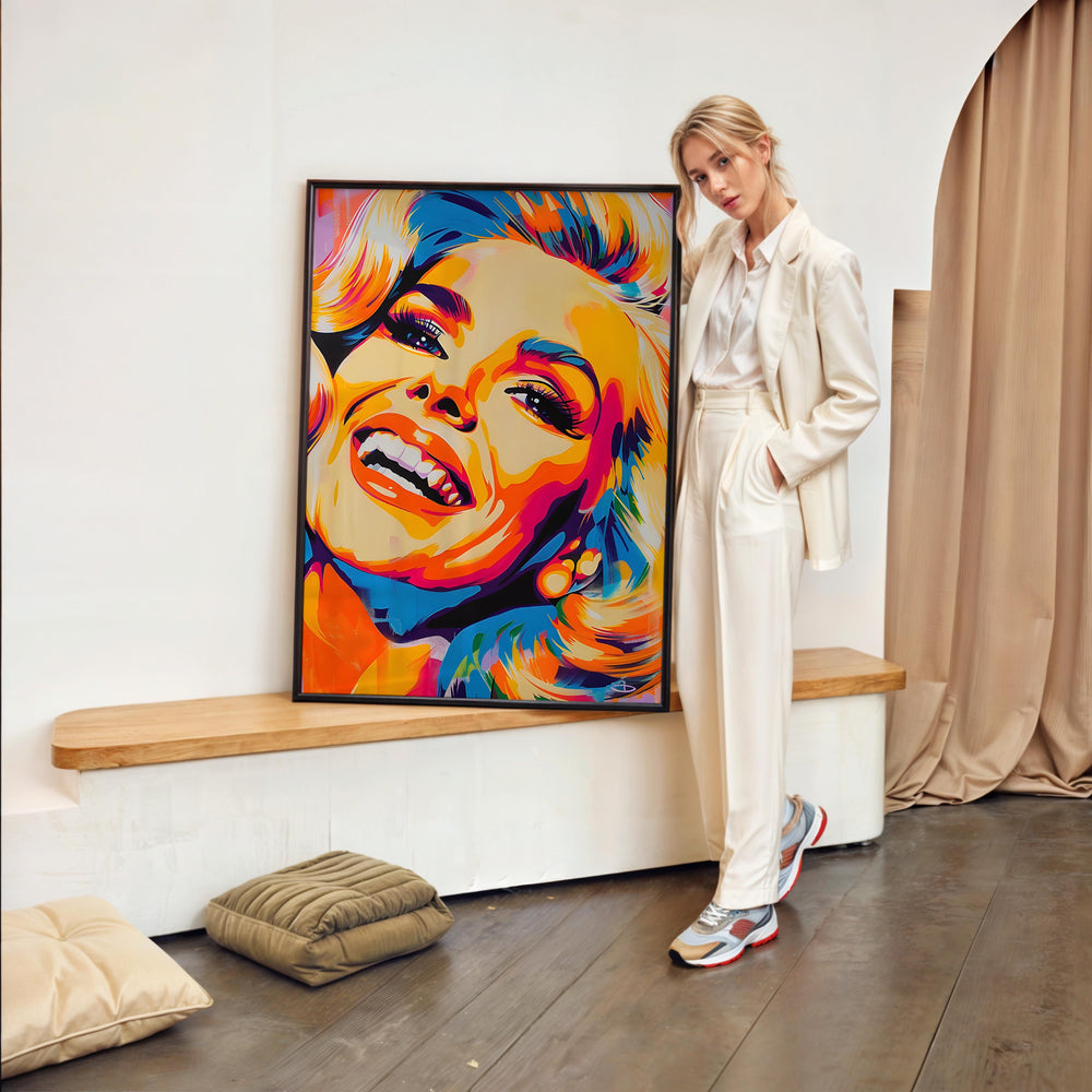Tableau Monroe Popart Elegant